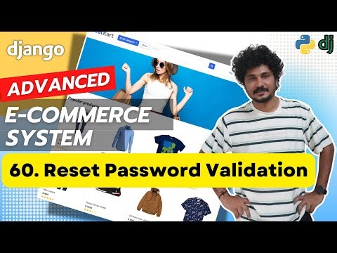 Django Ecommerce Advanced Project - 60 Reset Password Validation