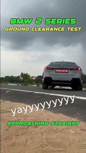 BMW 2 Series: Ground Clearance Test