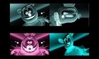 Mix of 4 videos from youtube : Gummy Bear Song HD (Four Xray Versions at Once)