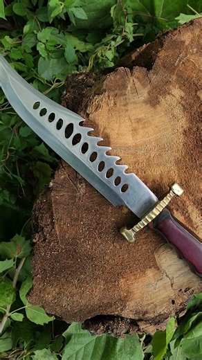 Epic Forged Knife! #Blacksmith #Forge #DIY