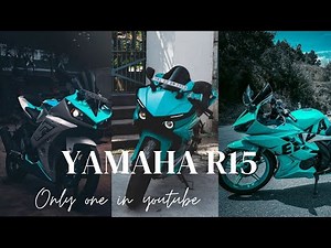 yamaha R15 V1 MODIFIED | R15 V1 R15 S MODIFICATION | modified exhaust | modified graphic | tail tidy