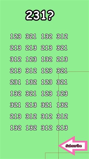 "Challenging Number Puzzle: Can You Find 231 in This Sequence?"