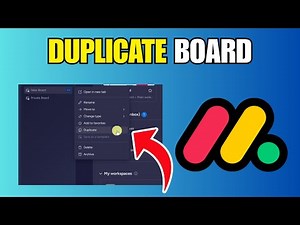 How To Duplicate Board in Monday.com - New Method