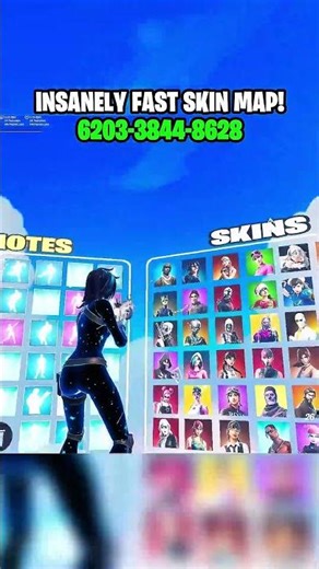 INSANE Skin Map On Fortnite!