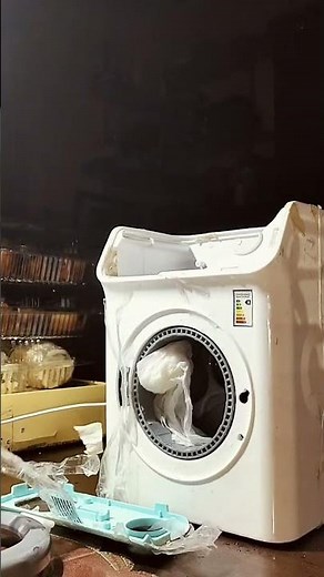 Toy Washing machine destruction