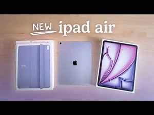 Unboxing the NEW M3 iPad Air & Accessories 💜