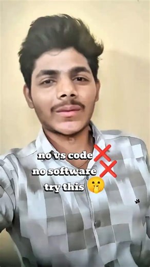 bina kisi system software ke coding 😱 like share and subscribe #cprogramming #codingforbeginners