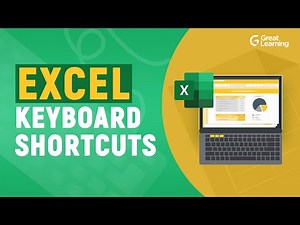 Excel Keyboard Shortcuts |Excel Tutorial for Beginners in 2021 | Excel Tips & tricks |Great Learning