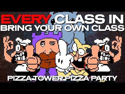 EVERY Class In Doom Bring Your Own Class: Pizza Tower Pizza Party