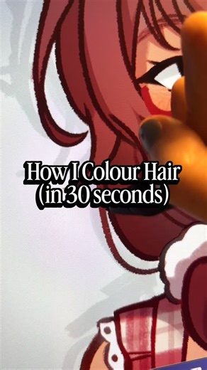 char 🌷 on Instagram: "here’s my hair colouring process! 💕 1. gradients: i use a multiply layer to create a dark gradient from the bottom, then select the skin colour to create a gradient surrounding the face 2. shading: i generally use a lasso tool to fill in my shadows on a multiply layer, then touch up the edges with a textured brush 3. highlights: same as shading, but with the layer mode set to “add glow” 4. i like to airbrush the shadows with blue on a low opacity, just to add a bit of dep