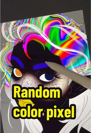 Random Color Pixel Art Challenge