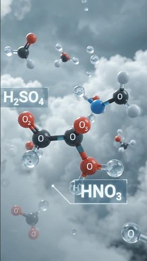 🌧️ How Does Acid Rain Form? | The Science Behind Acid Rain 🧪 #science