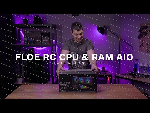 How to install the Thermaltake Floe RC All In One CPU and RAM Cooler | Installation Guide