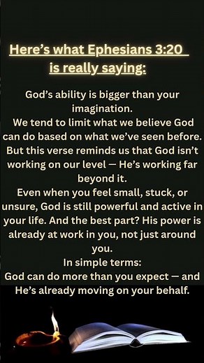 What Ephesians 3:20 really means