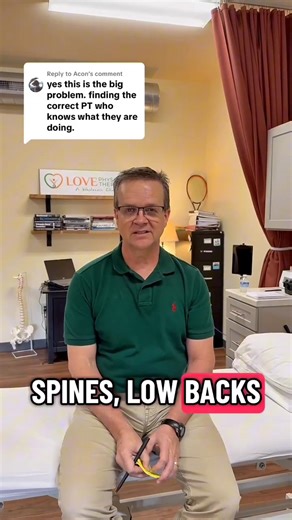 I was interviewed this week by one of my patients about herniated disk issues and how to find the right physical therapist to treat back issues. She is posting this video on her TikTok account @sortawellness but I thought it would be fun to share it here also. | Love Physical Therapy
