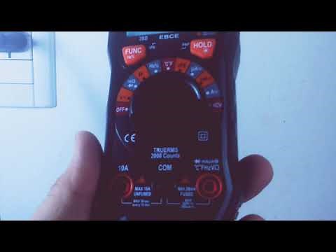 Función NCV tester, multimetro.