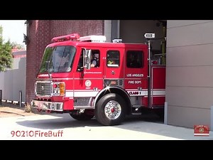 LAFD Light Force 94 & Rescue 34 + Rescue 68 Responding