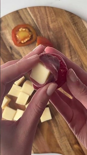 Cherry Peppers Stuffed with Prosciutto and Provolone
