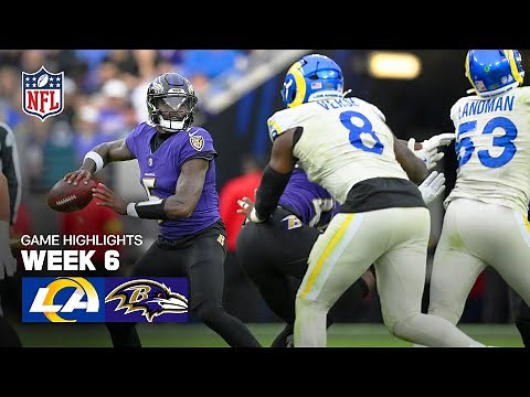 Los Angeles Rams vs. Baltimore Ravens Game Highlights | 2025 NFL Season Week 6