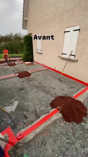 #travail #beton#drainant #france #vichy