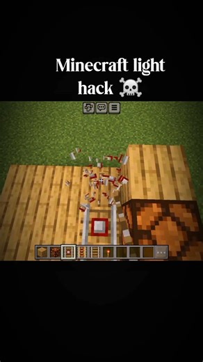 Minecraft light hack ☠️ #minecraft #trending #gaming #bawa_pixel #gamerfleet #lighthack #trend