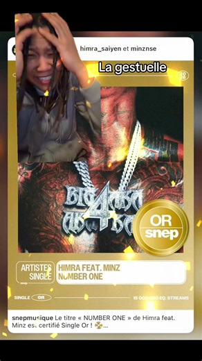 PREMIER RAPPEUR IVOIRIEN À AVOIR UN SIGNLE DORÉ À SNEP @Himra Felicitation ma Star ⭐️ #foryoupage❤️❤️ #himra #tiktokcotedivoire🇨🇮