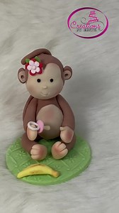 Buy Baby Girl Monkey Cake Topper Monkey Favor Cake Decorating Monkey Topper Cold Porcelain Nursery Decor Girl Monkey Baby Shower Online in India - Etsy