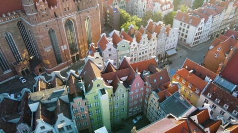 Drones Over Gdansk: Discovering Poland's Age-Old Port Beauty