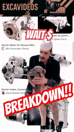 Excavator Breaks at the Worst Possible Time! | Funny Parody Video