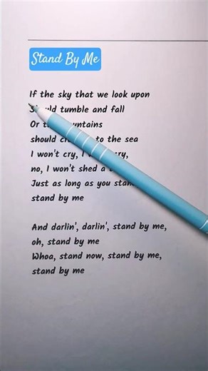 Sing Along & Learn English 🎤 | Stand By Me – Classic Karaoke with Lyrics