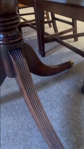 Georgian Style Mahogany Twin Pedestal Dining Table