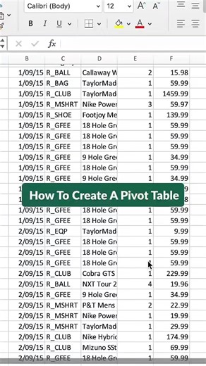5.5K views · 26 reactions | How to Create a Pivot Table Step by Step  #Tutorial #Data #Excel #Spreadsheet | Data Driven Insights | Facebook