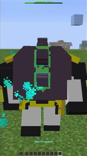 Minecraft Reboot Omni Enhanced Cannonbolt #shorts #minecraft #ben10