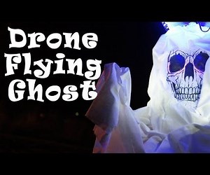 RC Drone Flying Halloween Ghost