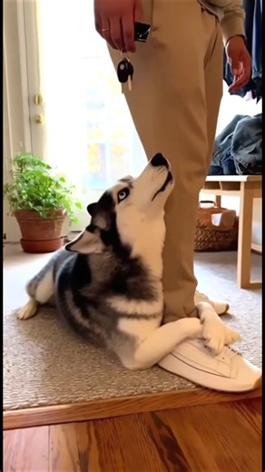 My Dog Thinks He’s My Shadow! 🐶🤣 Funny Clingy Dog #funny #dog #shorts