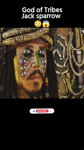 Jack sparrow Becomes a God😱 | Tribe Believes he is a God😳 #shorts #trending #viral #movie #ytshorts
