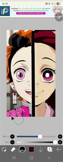 mix Tanjiro and Nezuko ?! #kamado #dessin #tuto #mix .