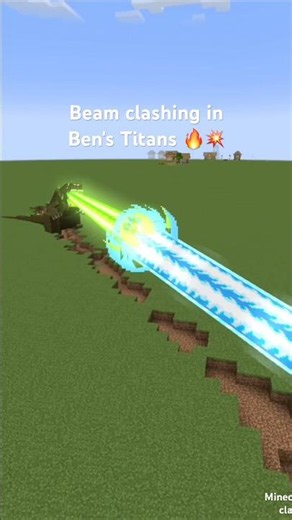 Minecraft has Beam Clashes now?! | Ben's Titans: An Alex's Caves Addon. #minecraft #godzilla
