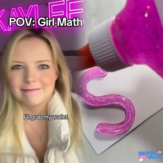 Girls doing Girl Math