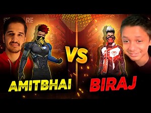 AmitBhai Vs BIRAJ || 1 vs 1 Clash Squad || Desi Gamers