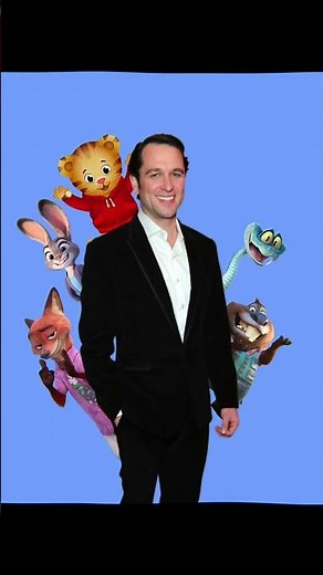 Lloyd Vogel with Daniel tiger and Zootopians