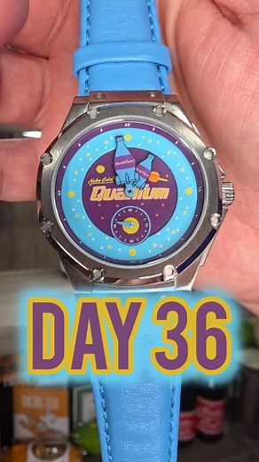 Day 36 appraising my Fallout Collection! Today we have the collectors edition Quantum GFuel, the gorgeous Nuka Cola Quantum watch by Meister, shoes, a flea, and more! Today is also Fallout 76's 7th anniversary! Crazy to think it's been that long already! Also, I'll be at the Fallout Fan Celebration all weekend in Goodsprings, but I'll try my absolute best to keep up with the chat! I'll be posting videos of that too! 💙💜💙💜 fallout #falloutcollection #falloutseries #falloutdaily #falloutgame #f