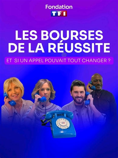 ☎️ Et si un appel pouvait tout changer ? La Fondation TF1 lance son tout nouveau programme d'égalité des chances : les Bourses de la Réussite ! 🚀 [Candidatures jusqu'au 3 mai sur le lien en description] 📌 Qu'est-ce que c’est ? Un accompagnement complet, financier et humain, pour 15 étudiants en master dans les secteurs de l’audiovisuel, du cinéma et du journalisme. ✅ Un soutien de 7000 euros par an pendant les 2 années de Master, en complément de la bourse du CROUS. ✅ Du mentorat par des profe
