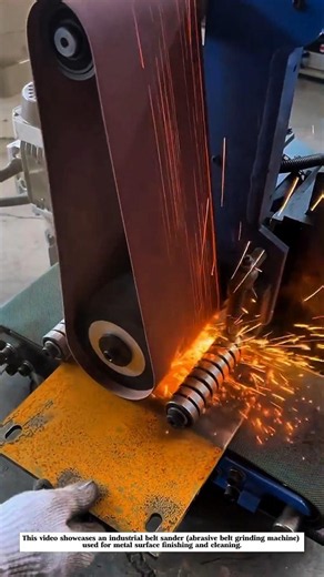 Industrial Belt Sander in Action!! #shorts