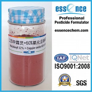 [Hot Item] Fungicide Pesticide Mixture Metalaxyl 12%   Copper Oxide 60% Wp