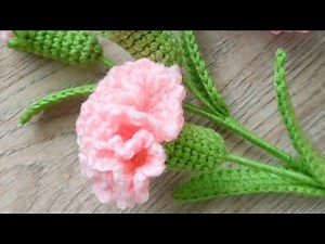 How to Crochet Carnations ❤️Easy Crochet Tutorial