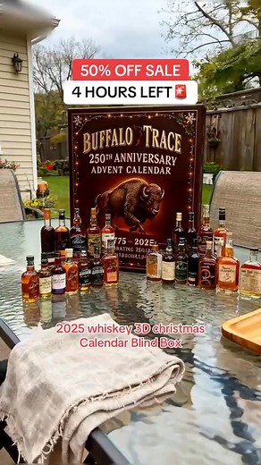 4.6K views · 28 reactions |  2025 Mini Whiskey 3D Christmas Calendar Blind Box  Where Holiday Magic Meets Whiskey Wonder!  From Christmas countdowns to festive decorations, this advent calendar brings 24 days of joyful surprises to your holiday season! ✨✨ ✅ 24 Mini Whiskey Bottles - Daily Surprise ✅ 3D Christmas Tree Display Stand ✅ Premium Blind Box Mystery Design  LIMITED EDITION 2025 RELEASE!   Start your festive countdown today  | Kozy Corner | Facebook