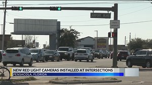 5 new red light cameras installed in Pensacola — what to know