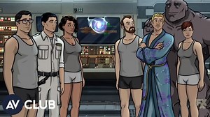 H. Jon Benjamin, Judy Greer, and the cast of Archer on voyaging to 1999