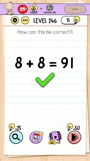👉 Brain Test: Tricky Puzzles 🧠✨ 🎮 level 246- Solution #logicpuzzles #brainteasers #games #gaming
